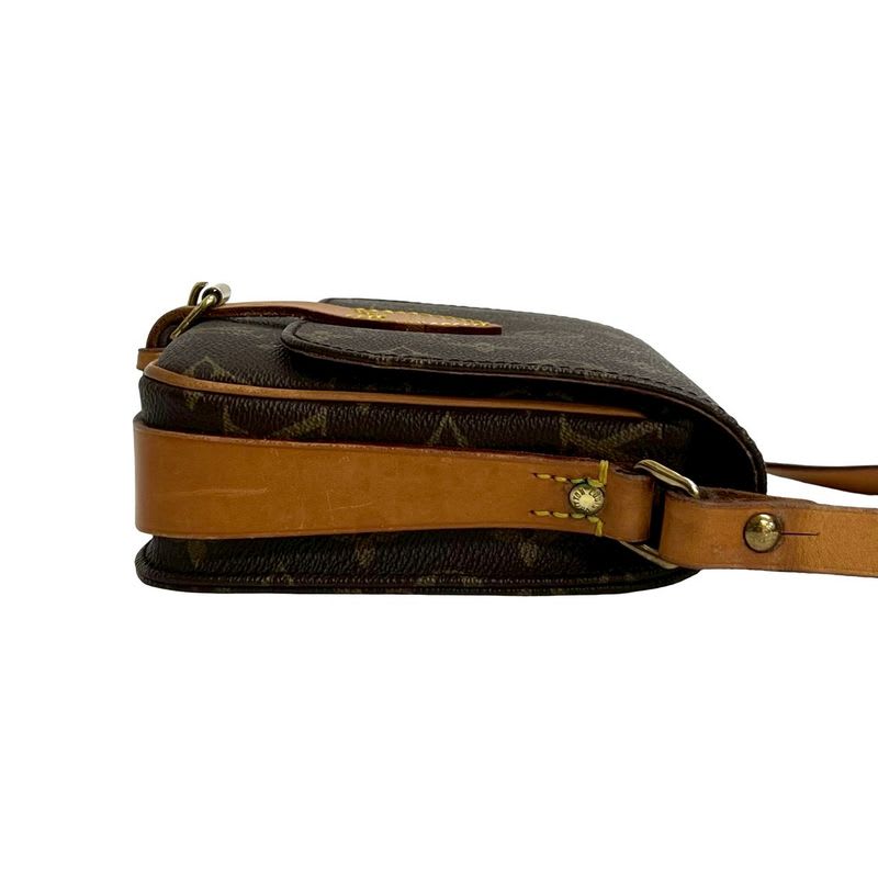 Louis Vuitton Vintage Cartesiere PM Monogram Leather Shoulder Bag Pochette