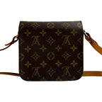 Louis Vuitton Vintage Cartesiere PM Monogram Leather Shoulder Bag Pochette