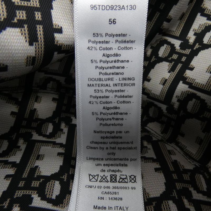 Christian Dior Teddy-d Bob Hat Oblique 95 Tdd923 A130 — view 3
