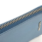 Prada Key Case Logo Leather Blue — view 7