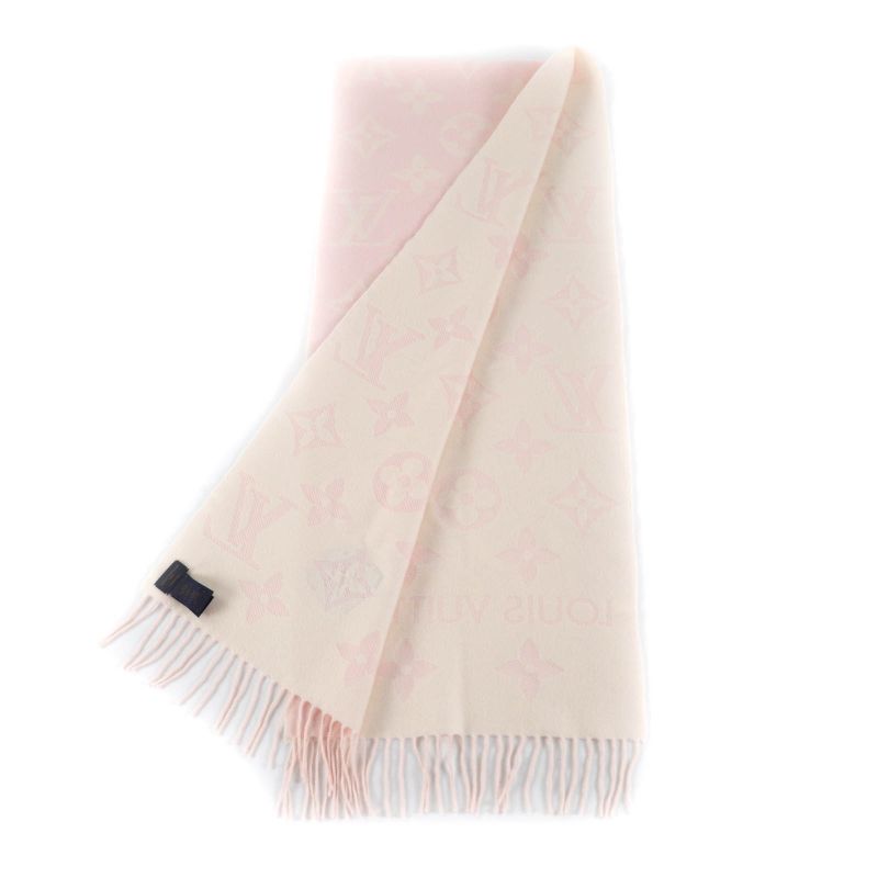 Louis Vuitton 2023 100% Wool Escential Precious Dragon Fringe Scarf — view 3