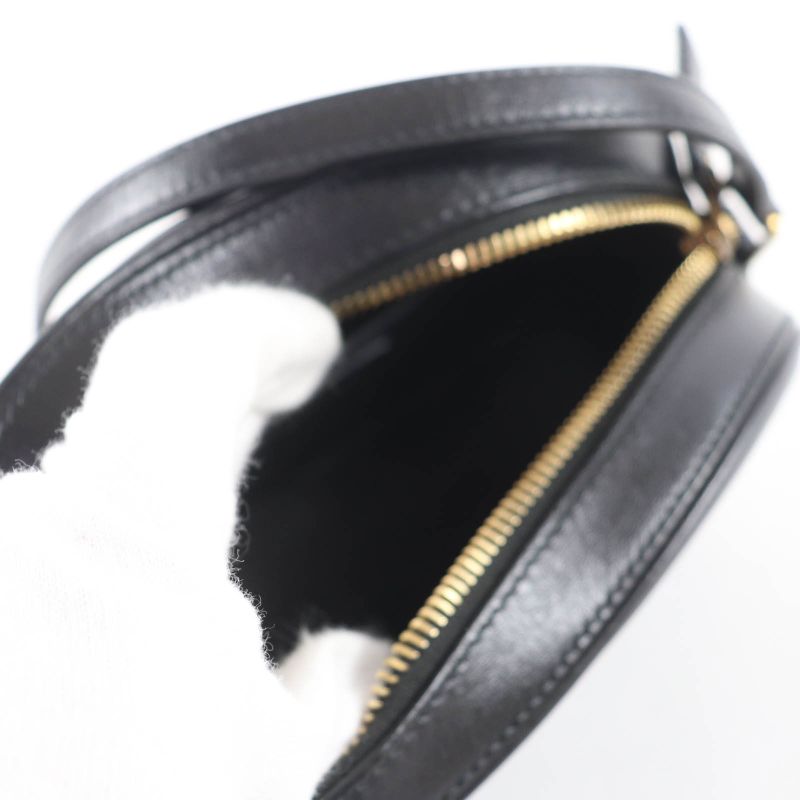 Saint Laurent Paris YSL Logo Camera Bag Leather Shoulder Black — view 9