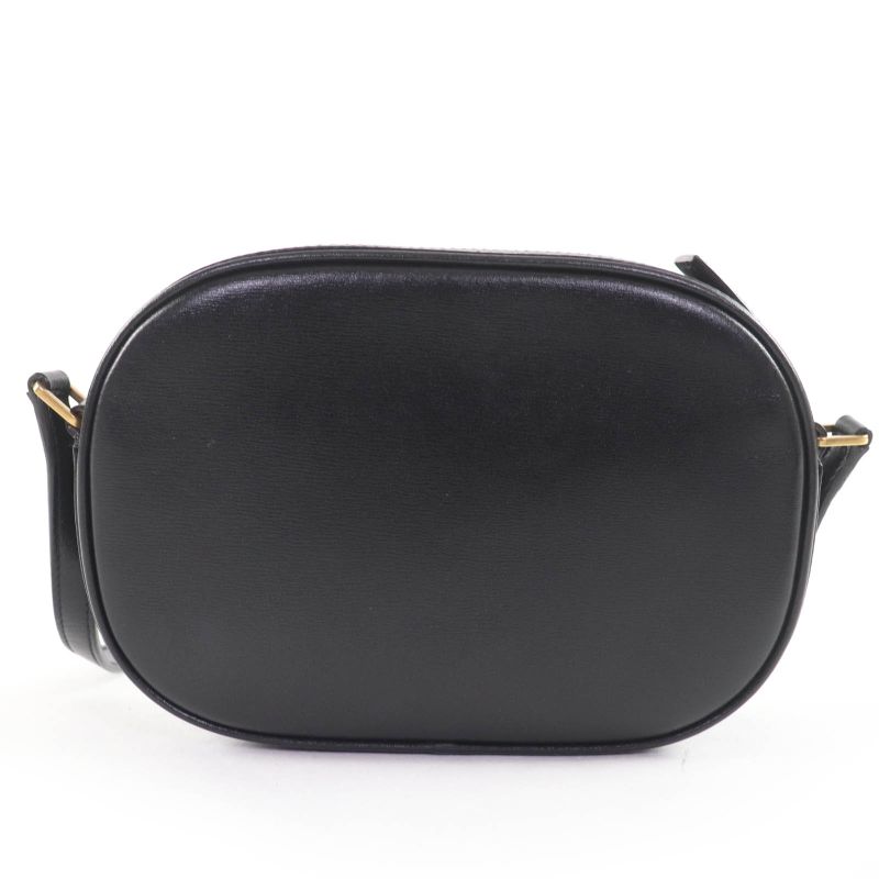 Saint Laurent Paris YSL Logo Camera Bag Leather Shoulder Black — view 3