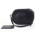 Saint Laurent Paris YSL Logo Camera Bag Leather Shoulder Black — view 2