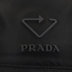 Prada 20 SS 2 Hc137 re-Nylon Hat with Logo Black S Men — view 7