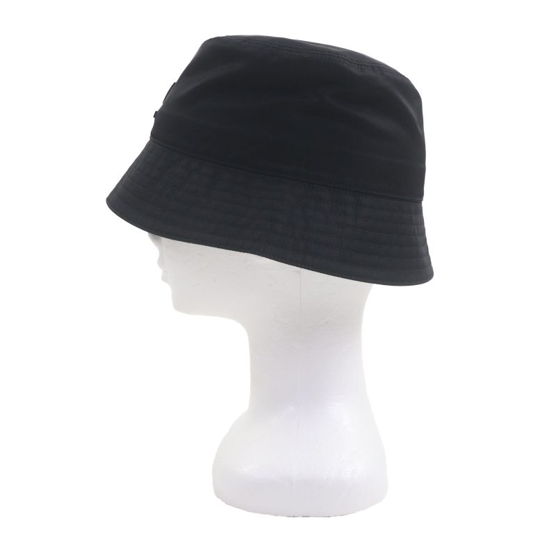 Prada 20 SS 2 Hc137 re-Nylon Hat with Logo Black S Men — view 3