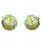 Chanel B25 P Abf219 Metal Strass Star Heart Motif Bijoux Ball Earrings — view 5