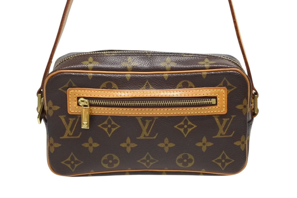 Louis Vuitton Pochette Cite Bag Monogram Canvas Leather Brown — view 2