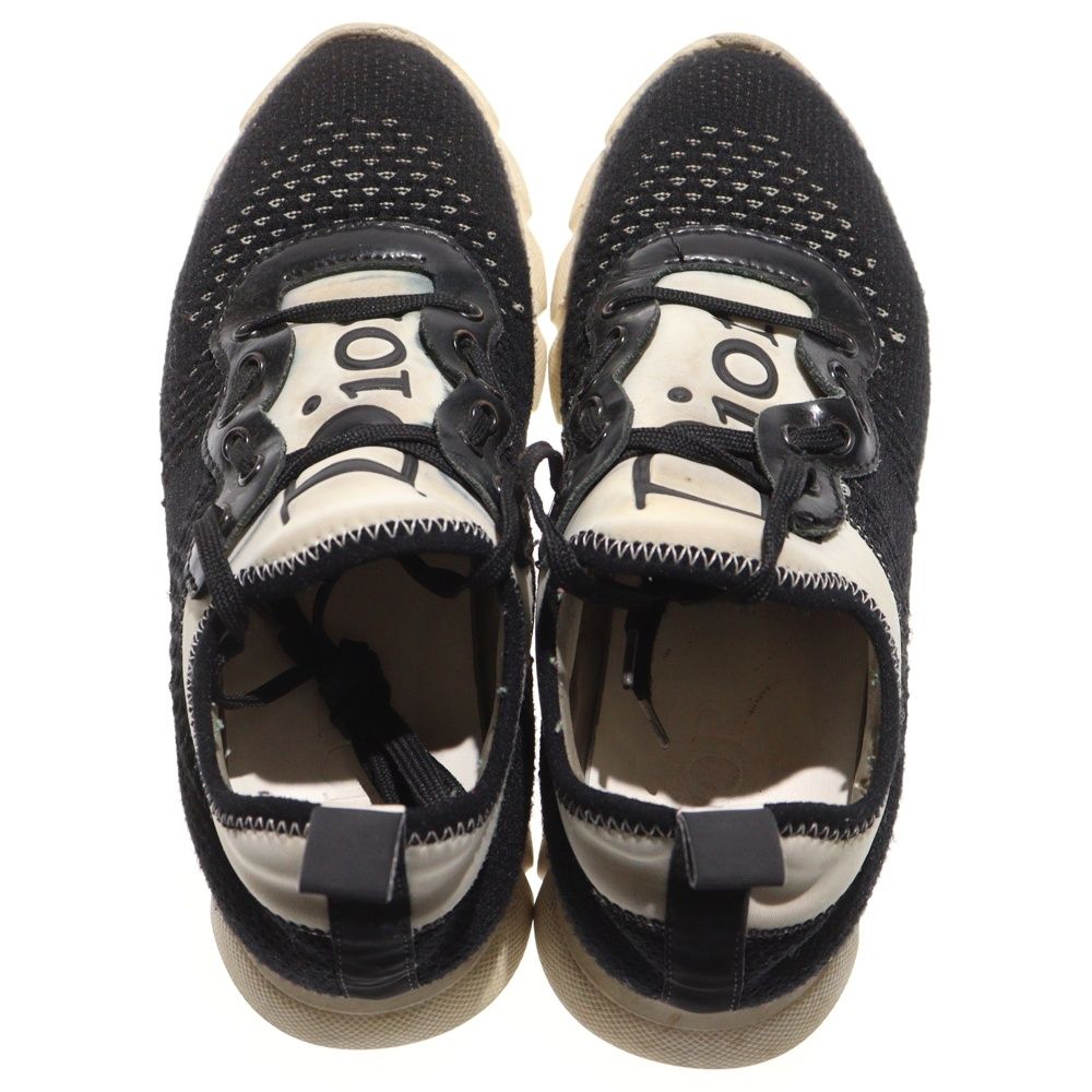 Christian Dior 19 AW B21 Logo Mesh Lace-Up Low Cut Shoes Sneakers Black — view 4