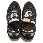 Christian Dior 19 AW B21 Logo Mesh Lace-Up Low Cut Shoes Sneakers Black — view 4