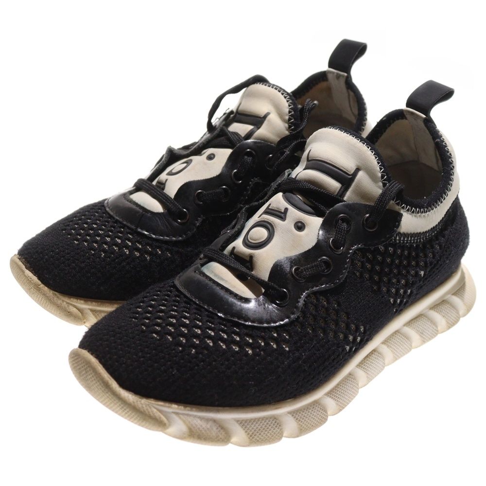 Christian Dior 19 AW B21 Logo Mesh Lace-Up Low Cut Shoes Sneakers Black — view 2