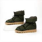 Louis Vuitton Pillow Line Monogram Boots Short Shoes Nylon Khaki Brown — view 4