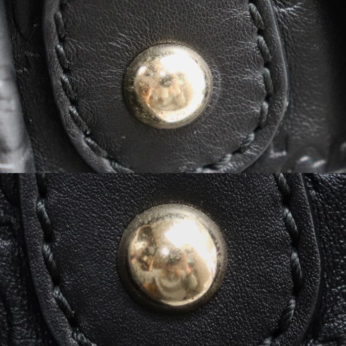 Gucci Guccissima Sookie Tote Bag Black — view 9