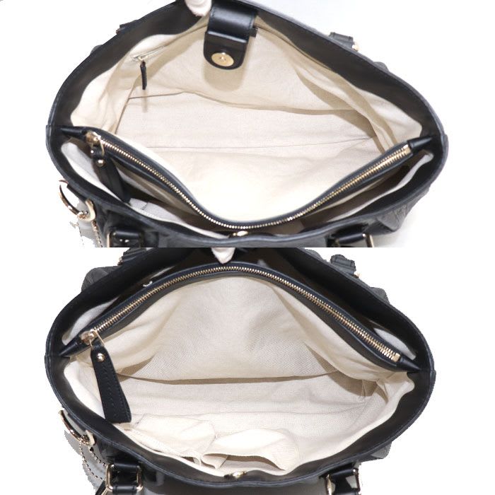 Gucci Guccissima Sookie Tote Bag Black — view 4