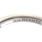 Hermes Chaine D'ancre Contour MM 53 no 13 B Ring 18Kwhite Gold Diamond — view 8