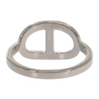 Hermes Chaine D'ancre Contour MM 53 no 13 B Ring 18Kwhite Gold Diamond — view 5
