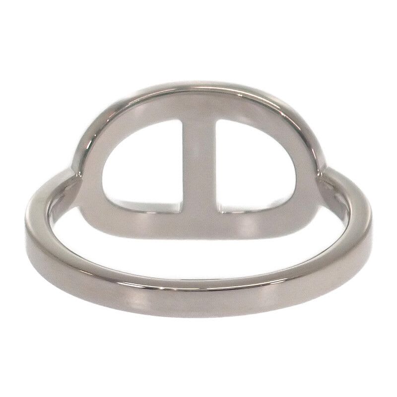 Hermes Chaine D'ancre Contour MM 53 no 13 B Ring 18Kwhite Gold Diamond — view 5