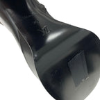 Louis Vuitton Fameline Monogram Boots Short Shoes Leather Patent Black — view 8