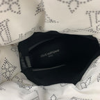 Louis Vuitton Pillow Line Monogram Boots Short Shoes Nylon White Black — view 8