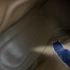 Hermes Boots Short Shoes Suede Navy Silver Kelly Hardware — view 7