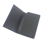 Prada Saffiano Triangle 1 Mc110 qhh f0632 Card Case Black Silver — view 8