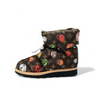 Louis Vuitton Pillow Line Monogram Boots Short Shoes Nylon Brown Multicolo — view 3