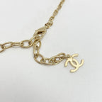 Chanel Metiers D'art Collection Necklace F21 a Gold GP Coco Mark Rhinestone — view 5