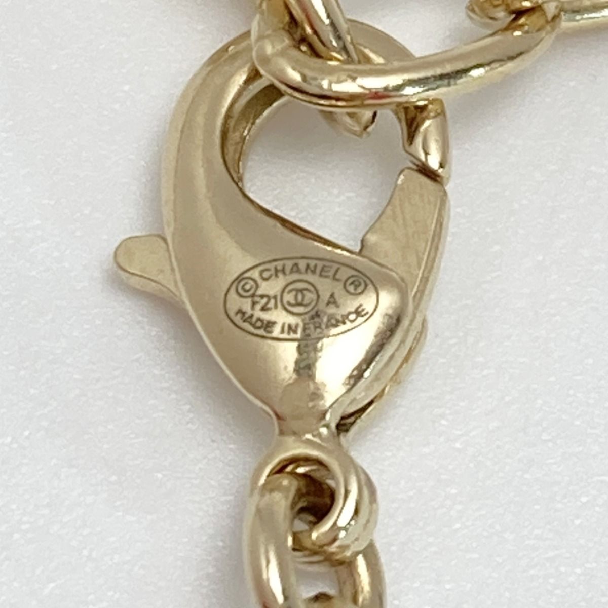 Chanel Metiers D'art Collection Necklace F21 a Gold GP Coco Mark Rhinestone — view 7