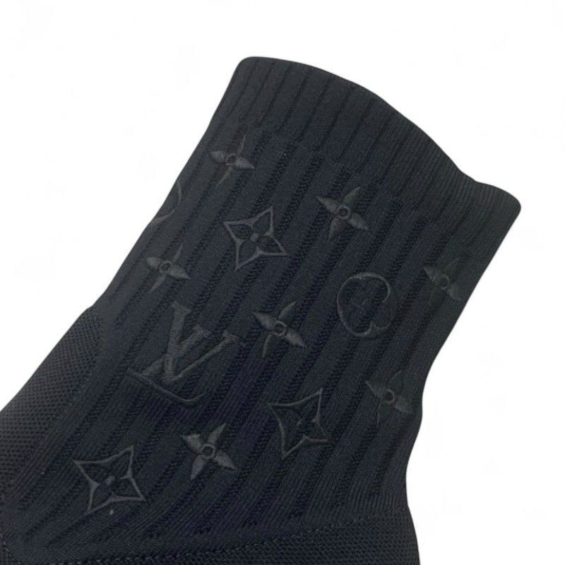 Louis Vuitton Silhouette Line Monogram Boots Short Shoes Fabric Leather — view 8
