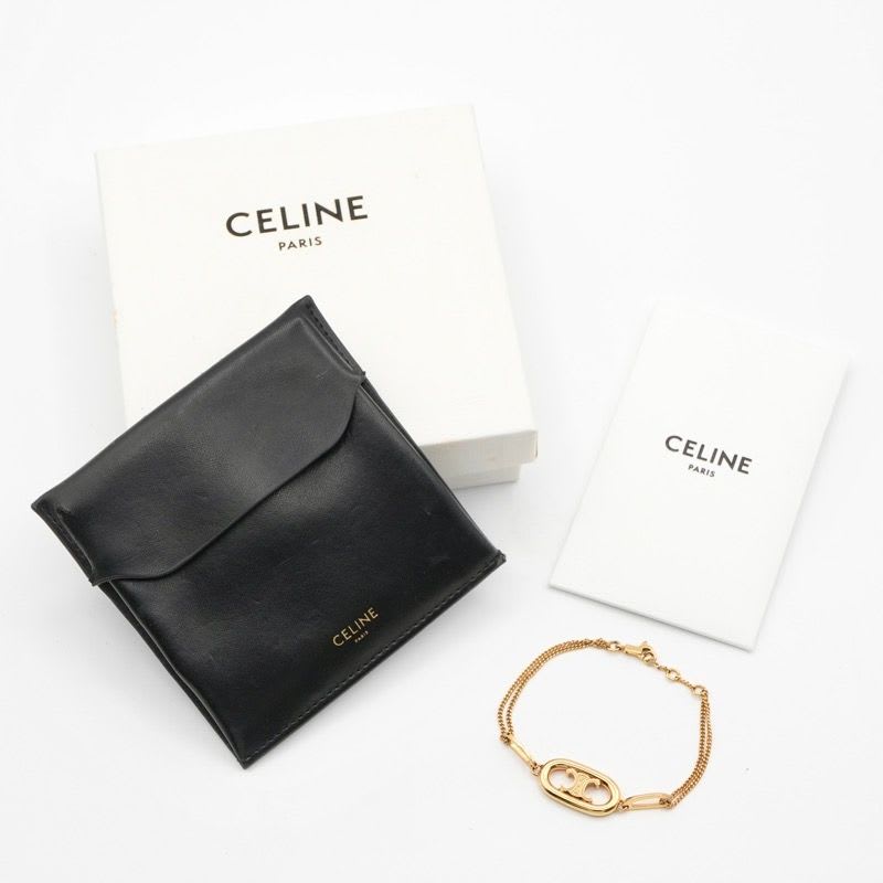 Celine Bracelet Bangle Cuff Gold Maillon Triomphe — view 7
