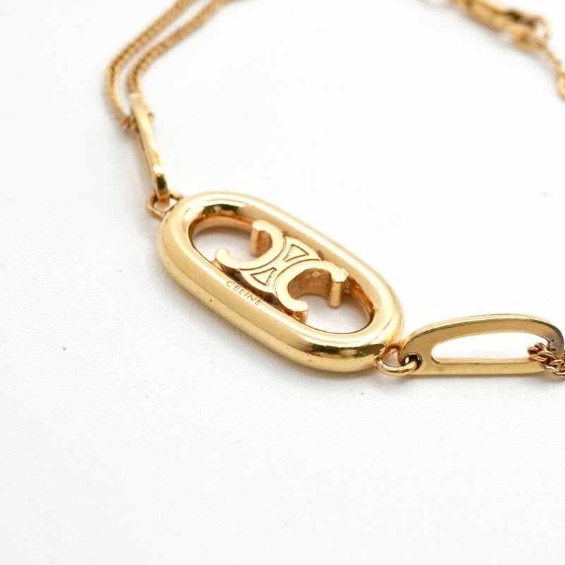 Celine Bracelet Bangle Cuff Gold Maillon Triomphe — view 5