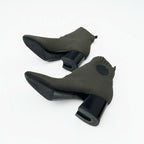 Hermes Volver Boots Short Shoes Fabric Khaki Knit Exlibris Sock — view 6