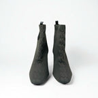 Hermes Volver Boots Short Shoes Fabric Khaki Knit Exlibris Sock — view 2