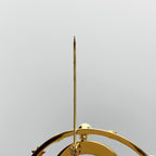 Christian Dior Brooch CD Logo Gold Plated — view 7