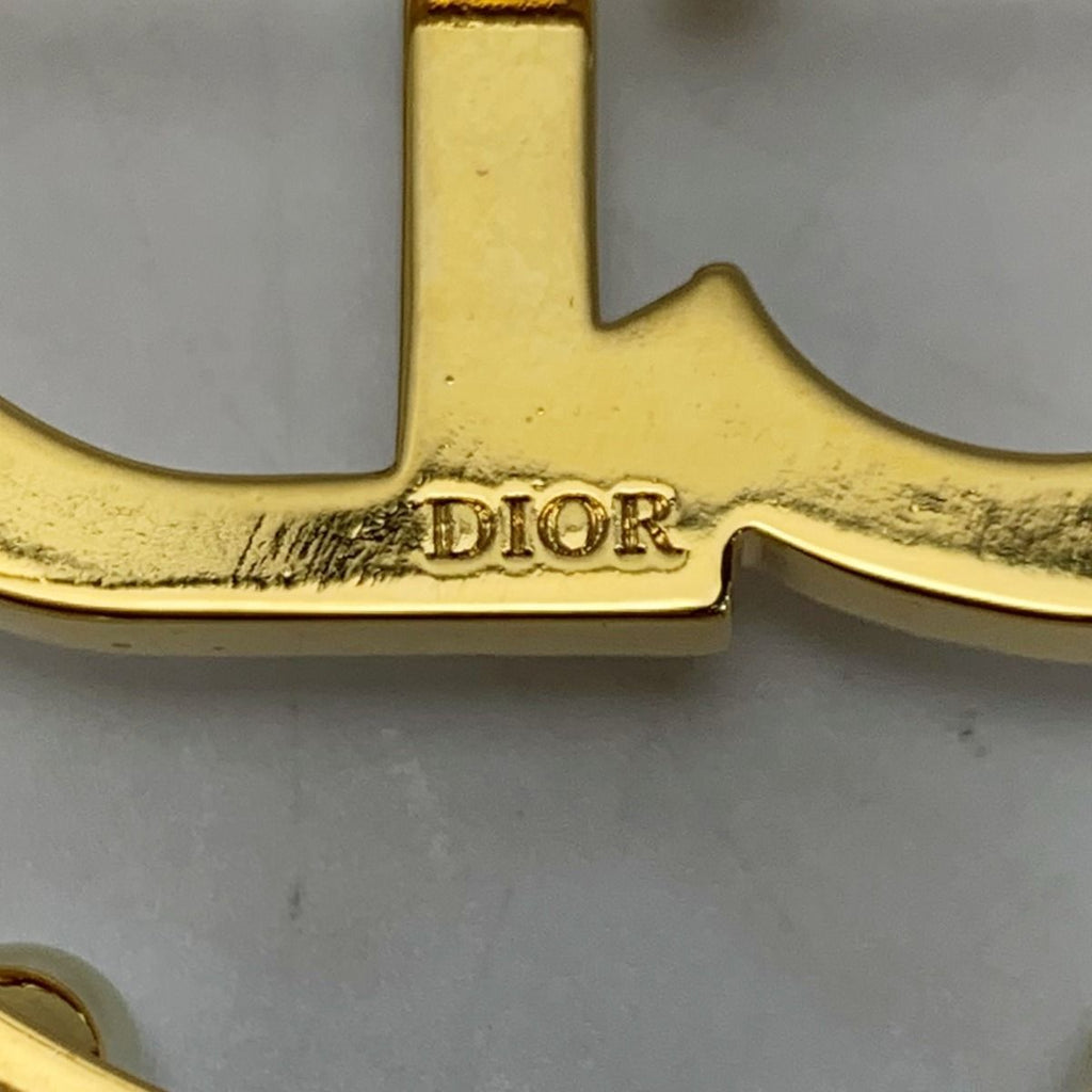 Christian Dior Brooch CD Logo Gold Plated — view 4