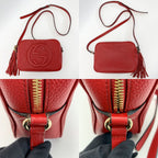 Gucci Soho Shoulder Bag Red Leather — view 4