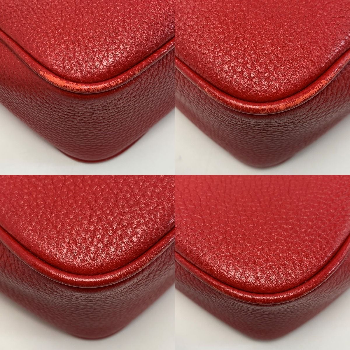 Gucci Soho Shoulder Bag Red Leather — view 5