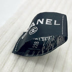 Chanel Muffler Cashmere White Logo Sequins Scarf — view 7