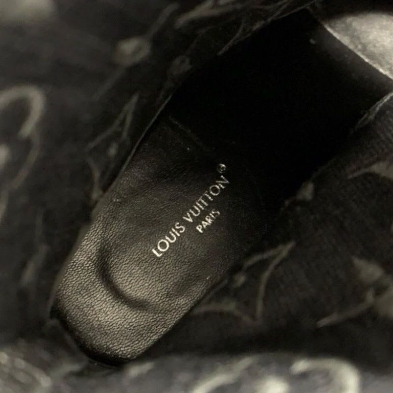 Louis Vuitton Silhouette Line Monogram Boots Short Shoes Fabric Leather — view 7