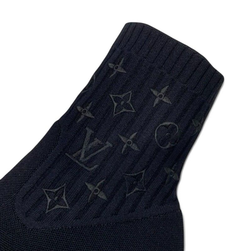 Louis Vuitton Silhouette Line Monogram Boots Short Shoes Fabric Leather — view 9