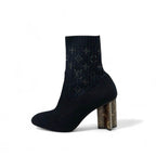 Louis Vuitton Silhouette Line Monogram Boots Short Shoes Fabric Leather — view 3