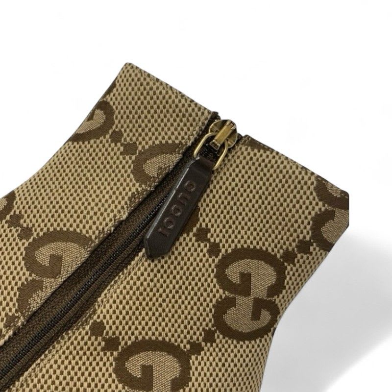Gucci Boots Short Shoes Canvas Beige Brown Balenciaga GG Logo — view 9