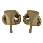 Bottega Veneta Lido Sandals Shoes Leather Beige Intrecciato Mules — view 5