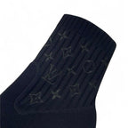 Louis Vuitton Silhouette Line Monogram Boots Short Shoes Fabric Leather — view 9