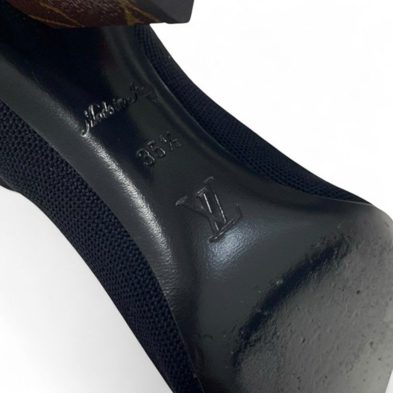 Louis Vuitton Silhouette Line Monogram Boots Short Shoes Fabric Leather — view 8