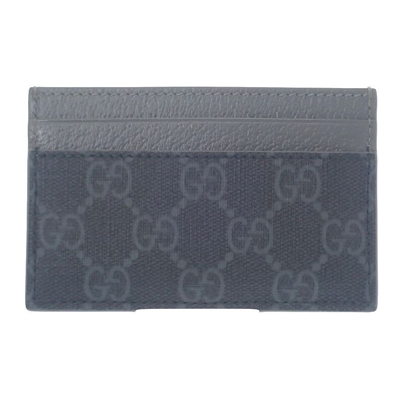 Gucci Bicolor GG Facqc 1048 Card Case Supreme Canvas Black Men — view 4