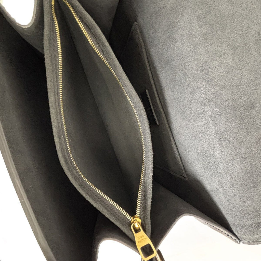 Louis Vuitton Dauphine MM Monogram Jacquard Black Shoulder Bag — view 9