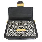 Louis Vuitton Dauphine MM Monogram Jacquard Black Shoulder Bag — view 7