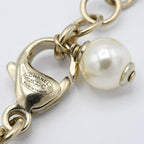 Chanel Double Necklace C20 Coco Mark Faux Pearl Rhinestone Accessory — view 5