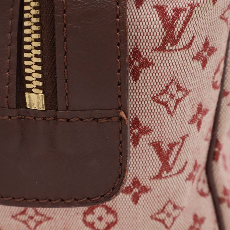 Louis Vuitton Monogram Mini Josephine PM Handbag Boston Canvas Leather — view 7